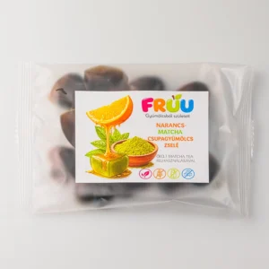 Narancs-Matcha Csupagyümölcs Zselé - Tasakos